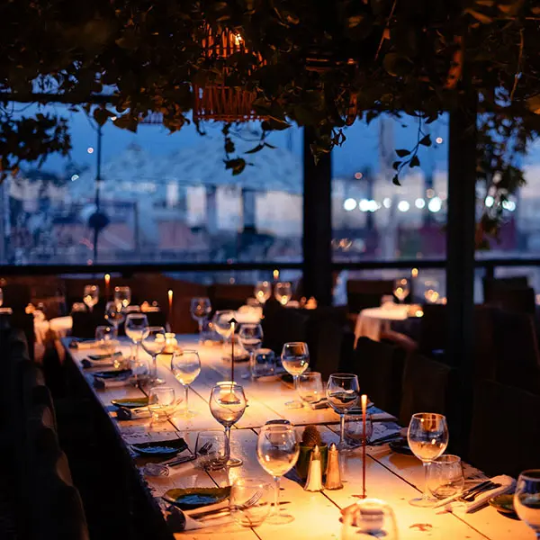 Oriental show with chic rooftop ambiance at Le Salama Marrakech