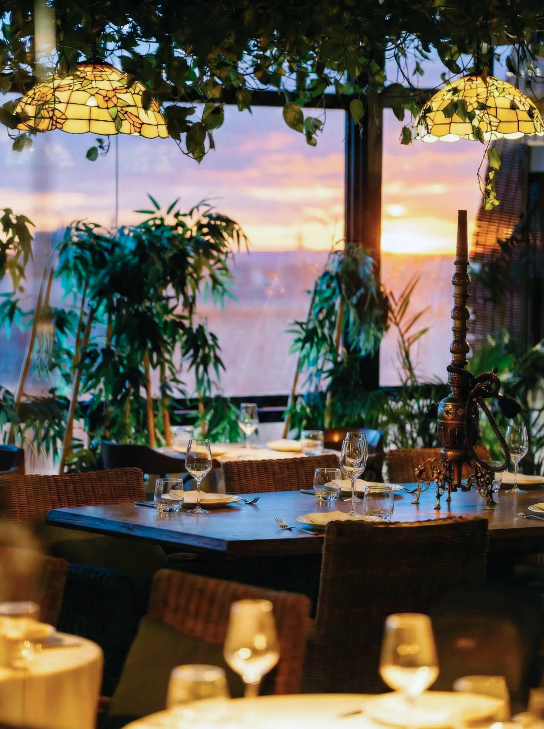 Evening ambiance at Le Salama Marrakech rooftop near comptoire darna