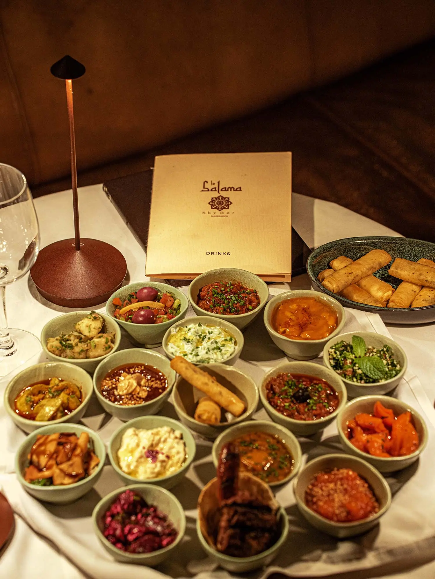 Rooftop restaurant at Le Salama Marrakech located near La Mamounia